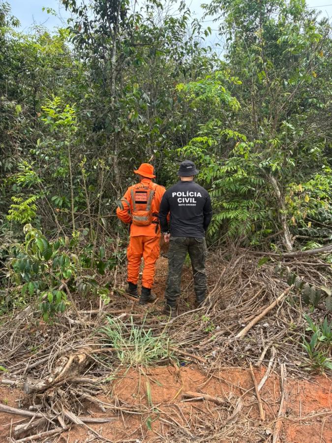 Corpo é encontrado em cova rasa em área rural de MT