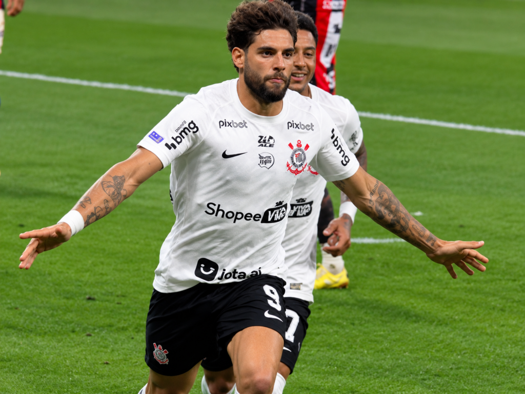 Corinthians empata com o Vitória e segue pressionado na luta contra o rebaixamento
